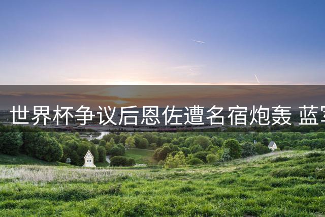 世界杯争议后恩佐遭名宿炮轰 蓝军生涯或已进入倒计时
